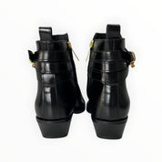 Stivaletti Texani Donna “CARMENS” Kelly Wrap 54126 Pelle Nero