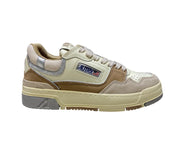 SNEAKERS DONNA “AUTRY” CLC ROLW UN05 PELLE BEIGE/TAUPE