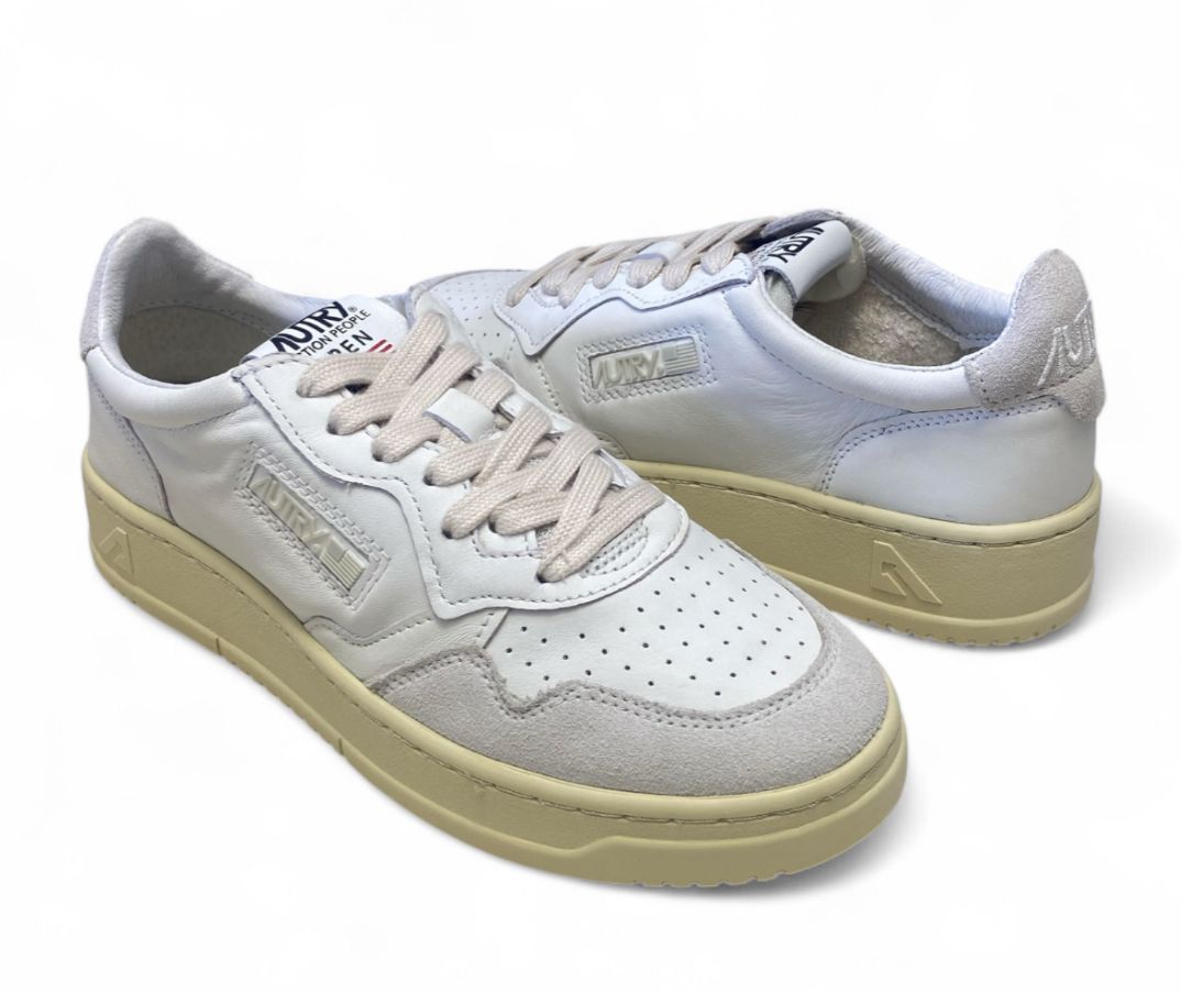 SNEAKERS DONNA “AUTRY” ACTION PEOLPLE  AOLW CE10 PELLE BIANCO