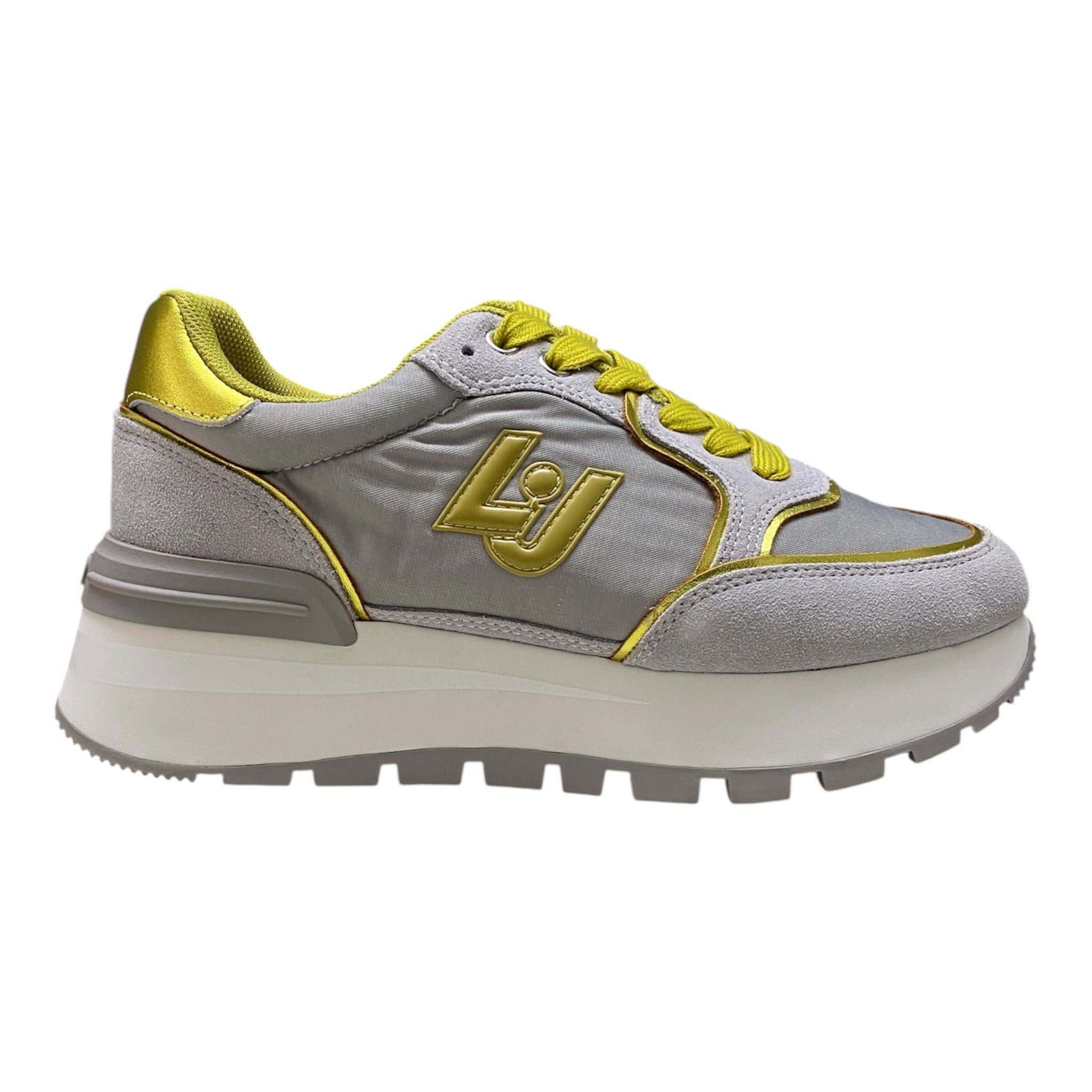 SNEAKERS DONNA “LIU JO” AMAZING 25 S1025 SUEDE/NYLON GRIGIO