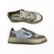 SNEAKERS DONNA “AUTRY” MEDALIST AULW WB51 PELLE BIANCO/TAUPE