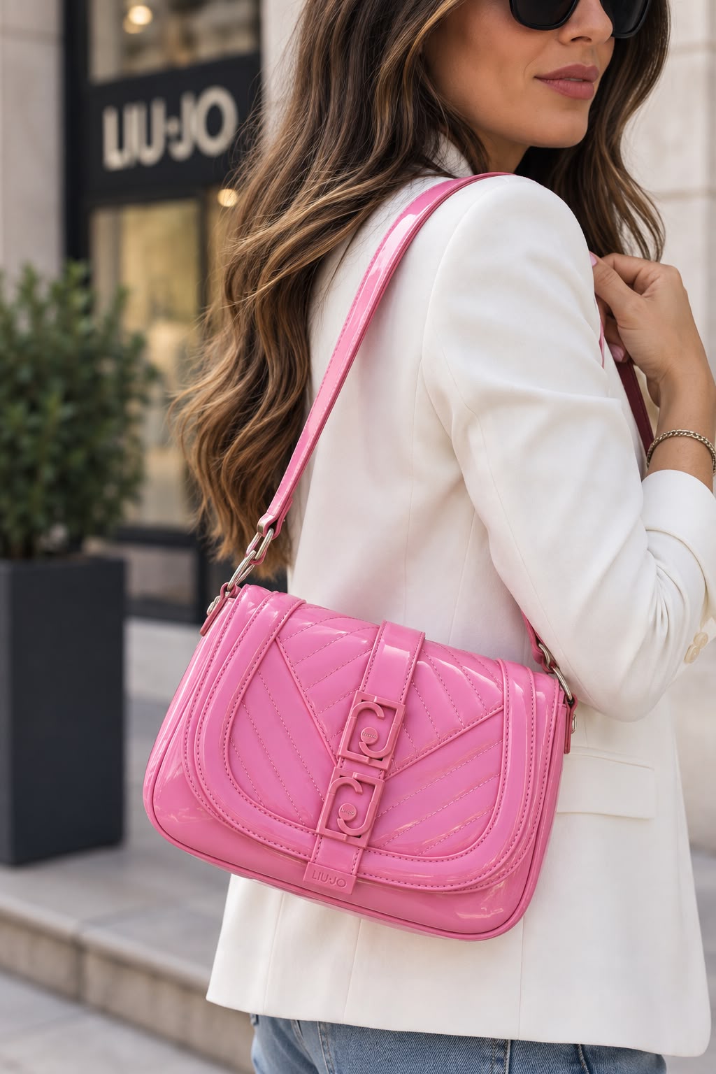 BORSA DONNA “LIU JO” AA3354 E0004 XS CROSSBODY ELIANTO  FUXIA