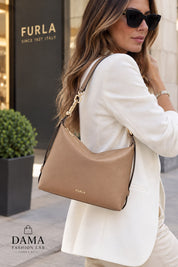 BORSA DONNA “FURLA” FUBHBSW01964PEO TONIE HOBO M TOFFEE