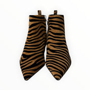 Stivaletti Donna “CARMENS” Demi Low Pelle Zebra Cuoio