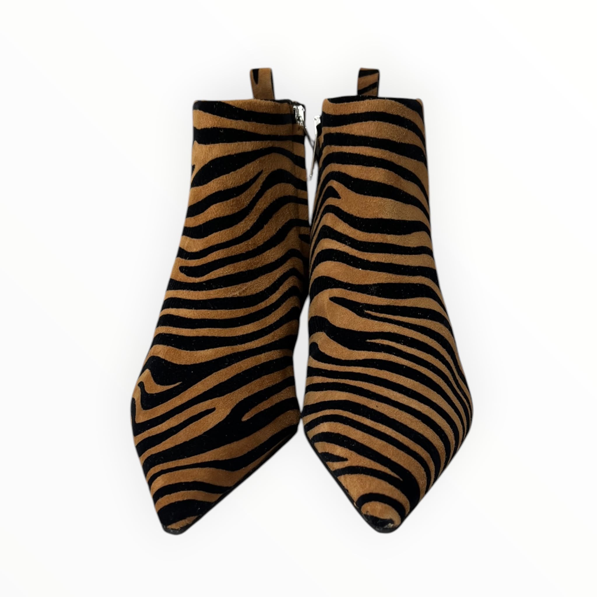 Stivaletti Donna “CARMENS” Demi Low Pelle Zebra Cuoio