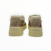SNEAKERS DONNA “AUTRY” CLC ROLW MB03 PELLE BIANCO/PLATINO