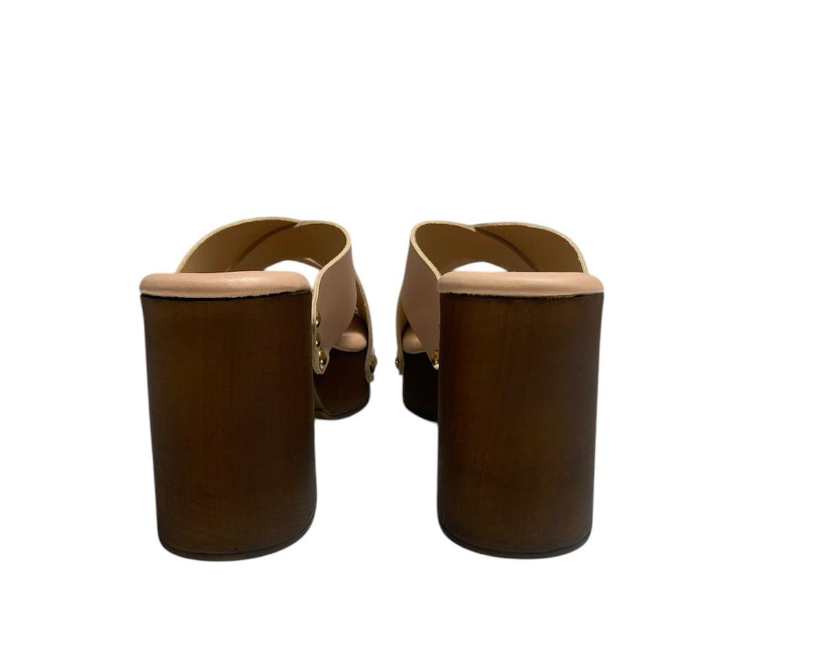 SANDALI DONNA “GATTINONI CIRCUS” FAYETTE18 PRIMAVERA ESTATE 2025 PELLE ROSA