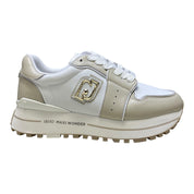 SNEAKERS DONNA “LIU JO” MAXI WONDER 85  S1090 Pelle Bianco/Beige