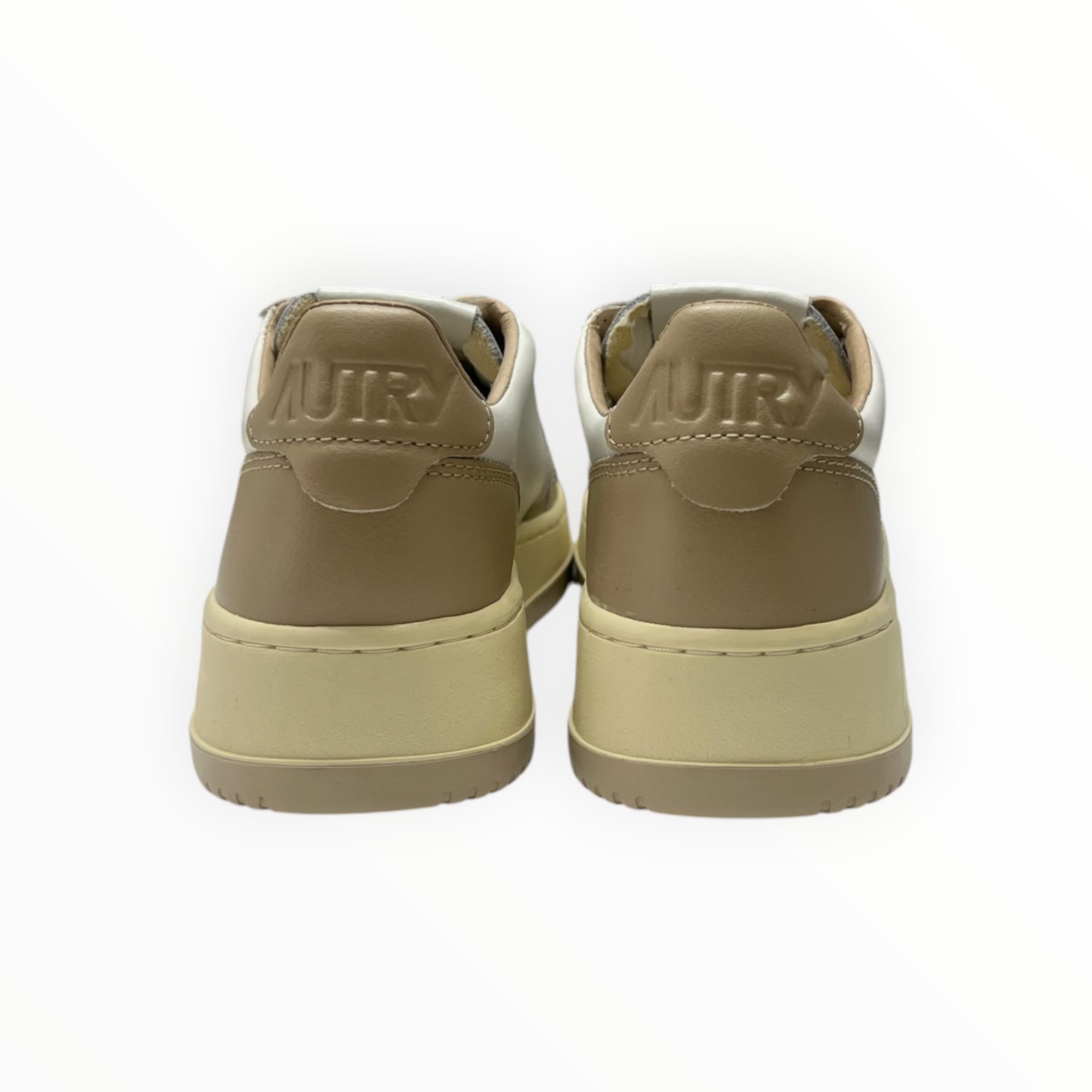 SNEAKERS DONNA “AUTRY” MEDALIST AULW WB51 PELLE BIANCO/TAUPE