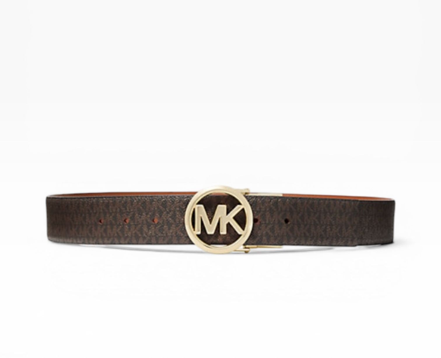 Cintura  Donna In Box Regalo  “MICHAEL KORS” Belt Box 558732  Brown Luggage