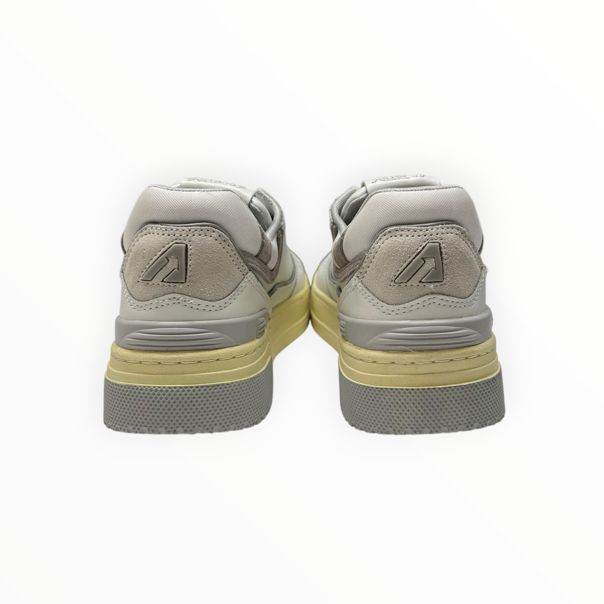 SNEAKERS “AUTRY” CLC ROLW MM28 PELLE BIANCO/GRIGIO