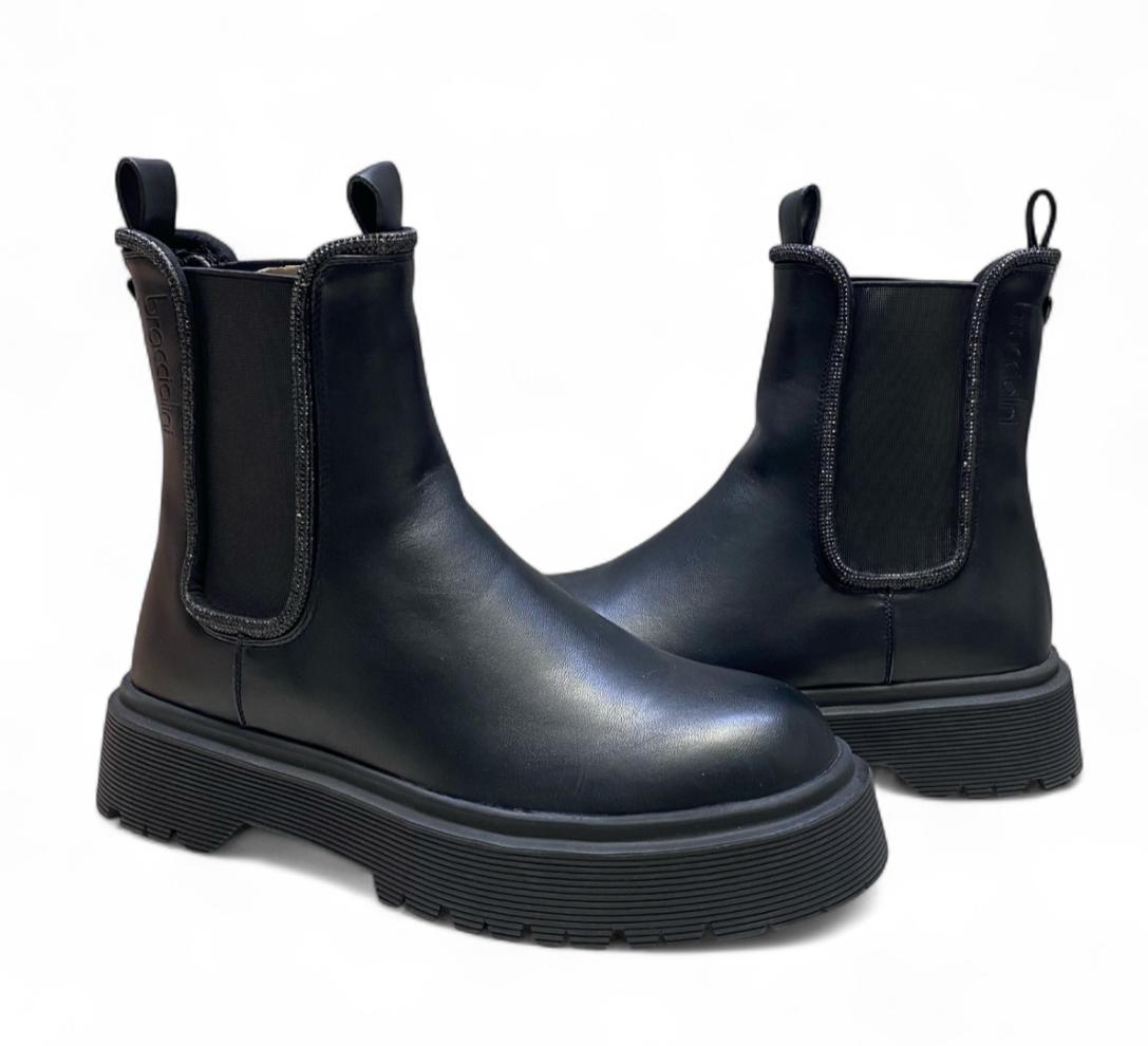 Stivaletti Beatles Donna “BRACCIALINI” L71 Nero