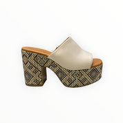 Sandali Tacco Zeppa Donna “PREGUNTA”2519003 001 Beige