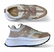 Sneakers Donna “APEPAZZA ” Costanza F3COZY07/LEM  Nude/Beige