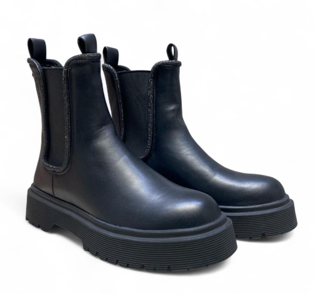 Stivaletti Beatles Donna “BRACCIALINI” L71 Nero