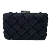 BORSA DONNA “MENBUR" 85143 001  CLUTCH LAMINATO NERO