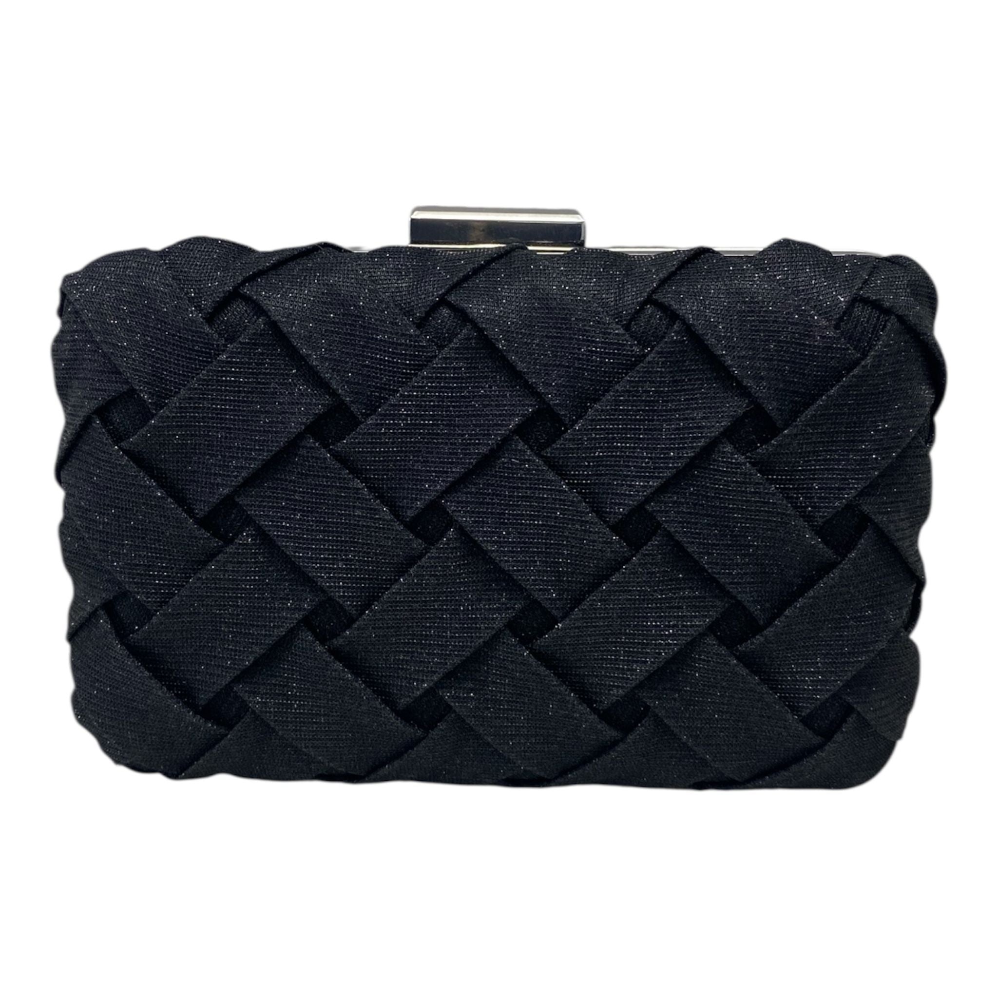 BORSA DONNA “MENBUR" 85143 001  CLUTCH LAMINATO NERO