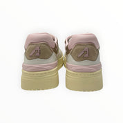 SNEAKERS “AUTRY” CLC ROLW MM42 PELLE BIANCO/ROSA