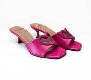 Sandali Donna “LOVE MOSCHINO” JA28375G0IIAX604 SABOTD PELLE FUXIA