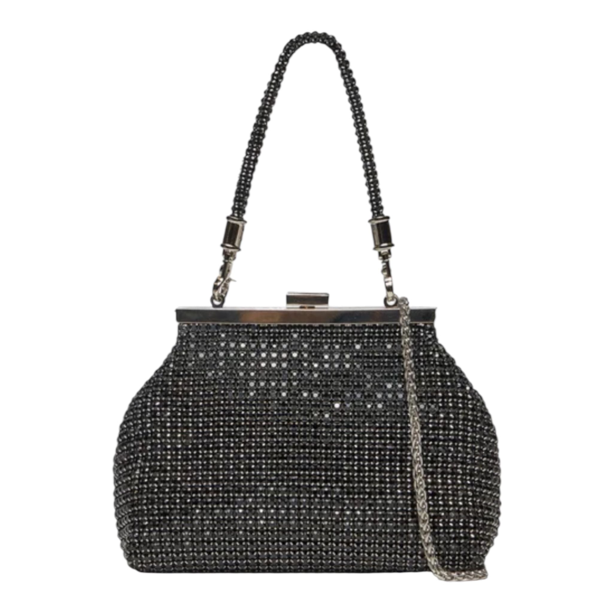 BORSA DONNA “MENBUR” 85839 0001 STRASS NERO