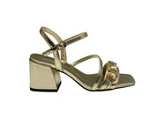 SANDALI DONNA “BRACCIALINI” BB54 PRIMAVERA ESTATE 2025 LAMINATO ORO