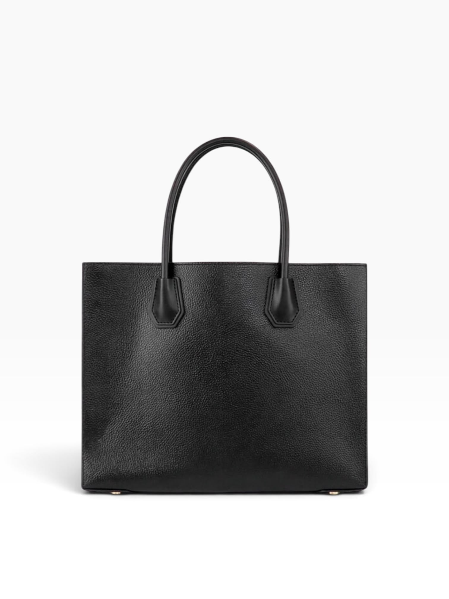 Borsa Donna “MICHAEL KORS” MERCER 35T2GM9S3L LARGE SATCHEL LEATHER NERO