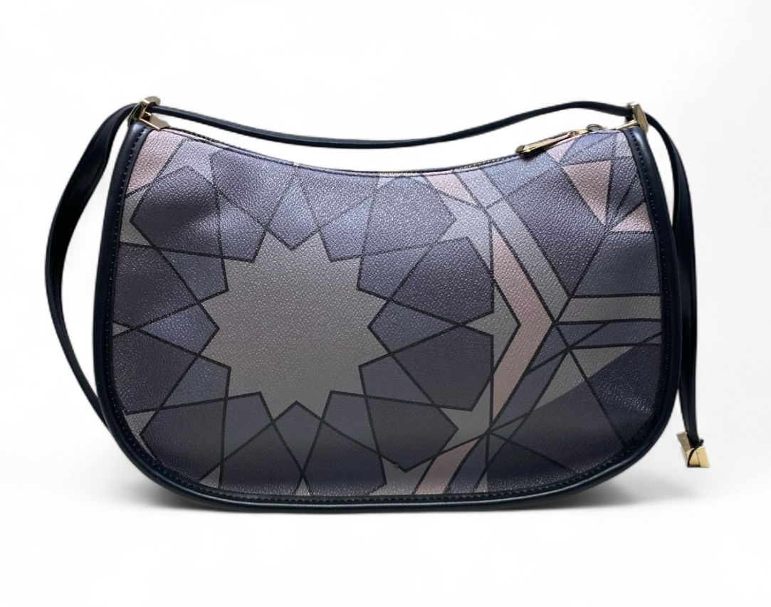 Borsa Donna “GATTINONI ROMA” Macro Hobo Smoke