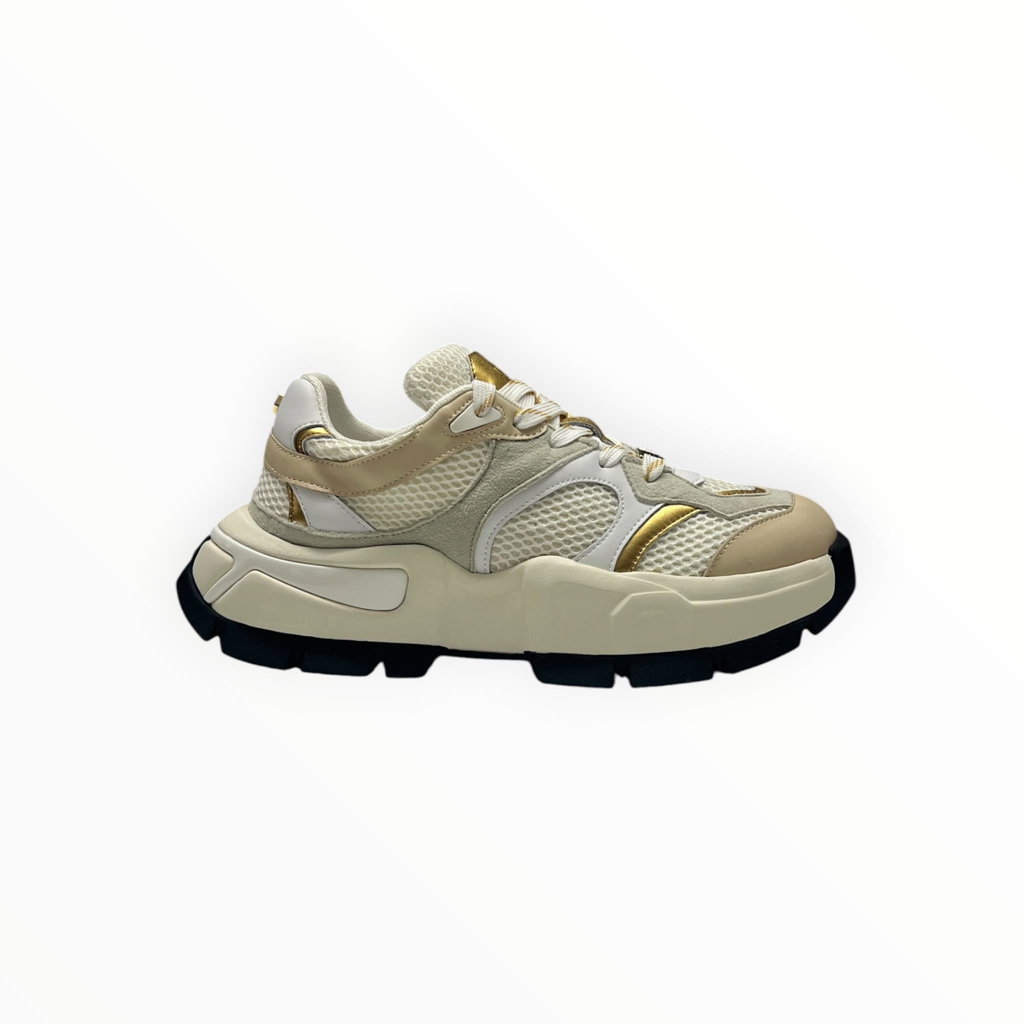 SNEAKERS DONNA “CULT” CLW445202 TAYLOR LOW PELLE BIANCO/BEIGE