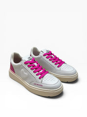 Sneakers Donna “LOVE MOSCHINO” JA15274G1IJC410B BOLRD40 PELLE BIANCO/FUXIA