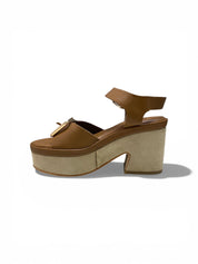 Sandali Donna "JANET & JANET" J-153 CLAIRE Vera Pelle Cuoio