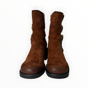 Stivaletti Donna “ELVIO ZAN" EA1603X  Pelle Cuoio