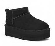 Stivaletti Donna "UGG" Classic Ultra Mini PLatform Nero
