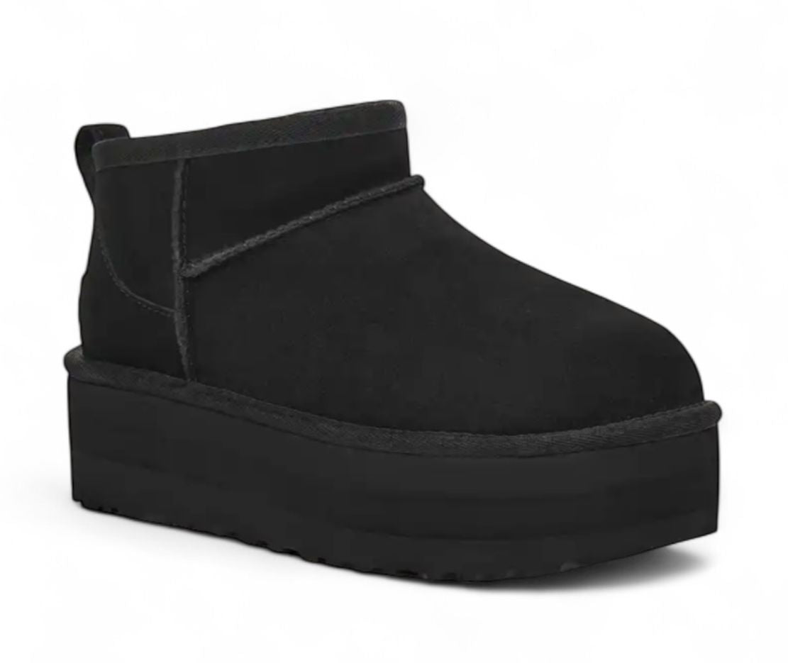Stivaletti Donna "UGG" Classic Ultra Mini PLatform Nero