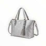BORSA DONNA “LIU JO” O19038 E0027  TOTE BAG  SILVER ARGENTO