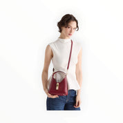 BORSA DONNA “FURLA” FUBHBSW00876PEO IRIDE MINI HOBO W/STRAP CILIEGIA