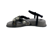 SANDALI DONNA “PREGUNTA ” 001 PRIMAVERA ESTATE 2025 NERO