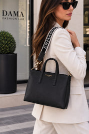 BORSA DONNA “ERMANNO SCERVINO FIRENZE” LARGE TOTE TIARA NERO