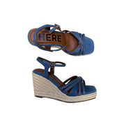 Sandali Zeppa Donna "MENBUR" 24970 0051 Denim