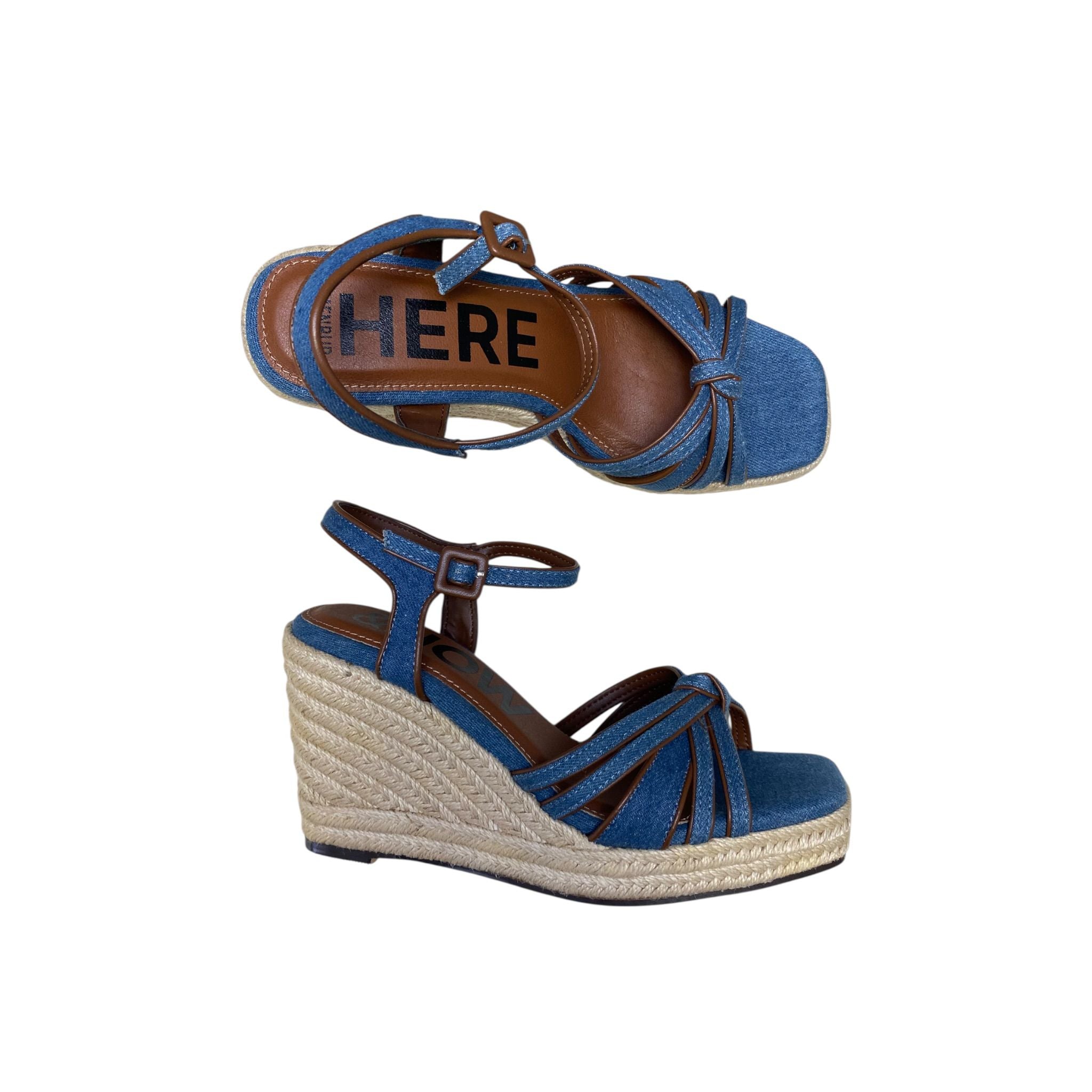 Sandali Zeppa Donna "MENBUR" 24970 0051 Denim