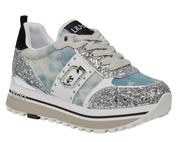 SNEAKERS DONNA “LIU JO” MAXI WONDER 71 DEMIN GLITTER