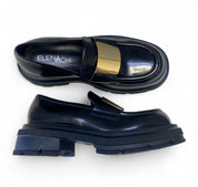 Mocassini  Donna “Elena Iachi” E4121-T Pelle  Nero