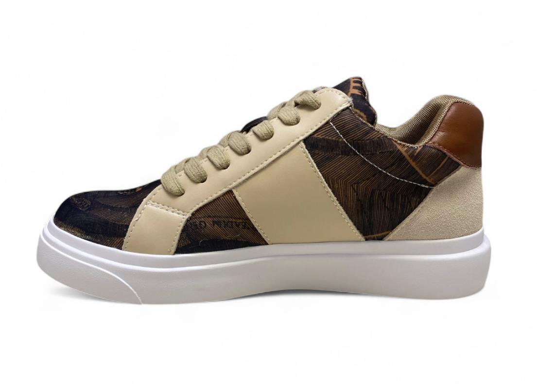 Sneakers Donna "GATTINONI CIRCUS" Marhta 38 Pelle Beige