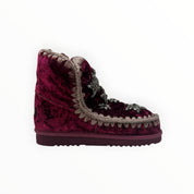 Stivaletti Donna "MOU" MU.FW111006A Eskimo 18 Crystal Stars TXT  Velluto Velrub  FUCSIA