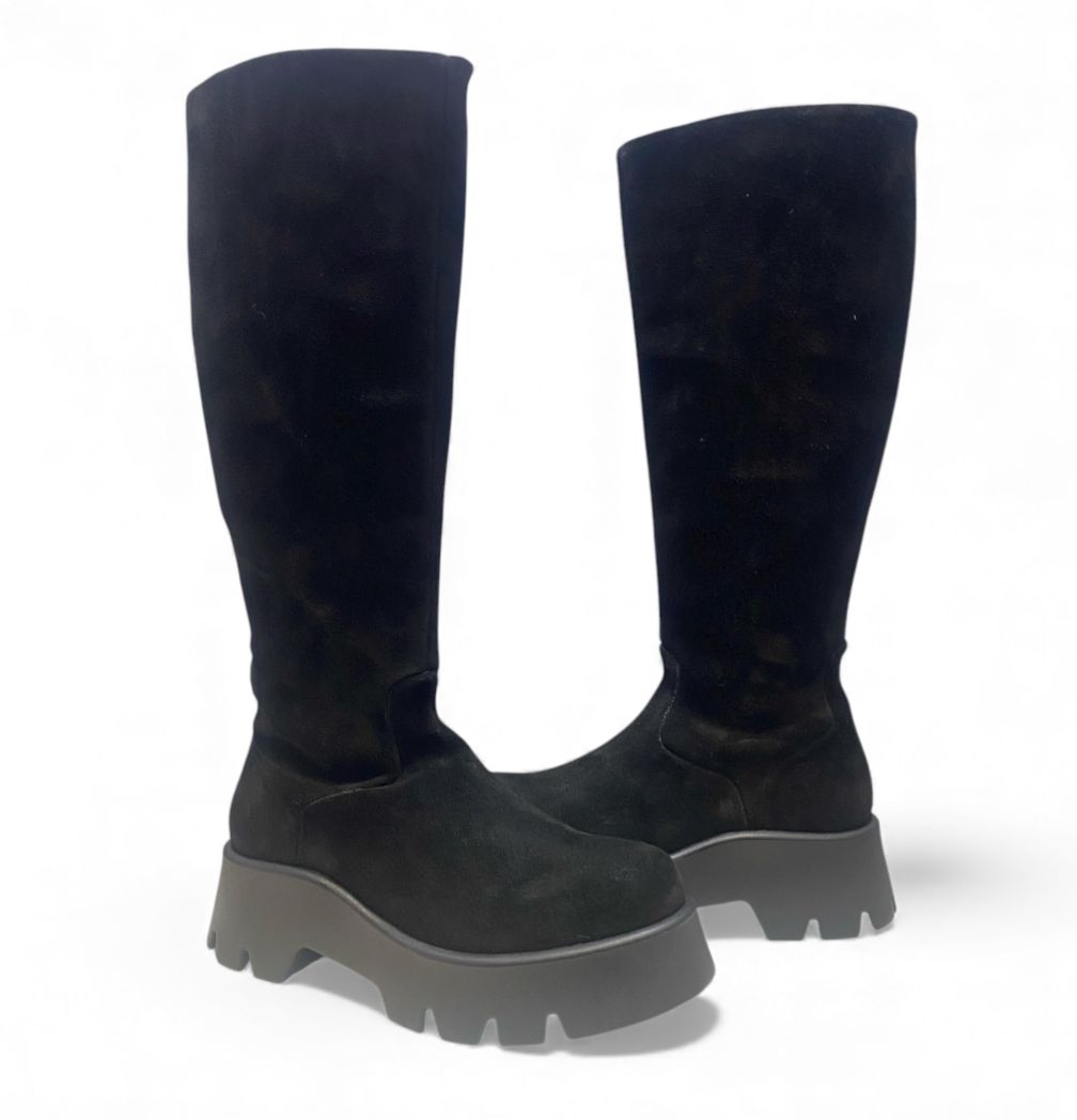 Stivali Donna “BRUNO PREMI” BG0404X Pelle Camoscio Nero