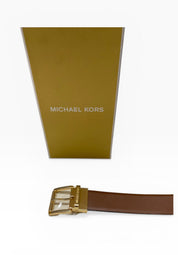 Cintura Donna In Box Regalo “MICHAEL KORS” Belt Box 558732 Vanilla  Luggage