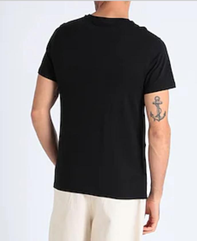 T-SHIRT UOMO “ICEBERG” FLOWER BLACK/NERO ICE3MTS02