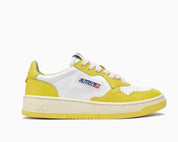 SNEAKERS DONNA “AUTRY” MEDALIST AULW WB23 PELLE BIANCO/GIALLO