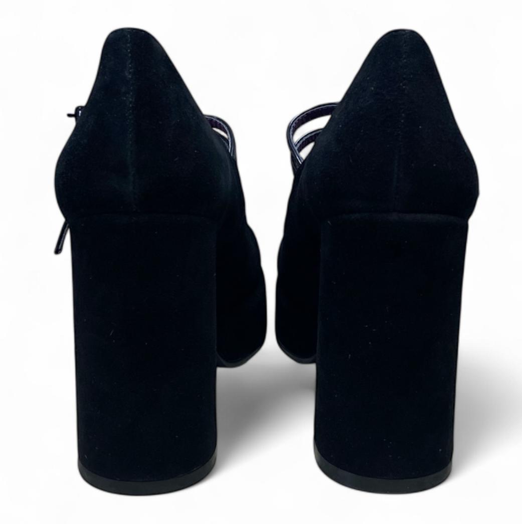 Décolleté Donna “APEPAZZA”  F3TWIGGY01/SUE Teresa Pelle Nero