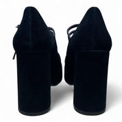 Décolleté Donna “APEPAZZA”  F3TWIGGY01/SUE Teresa Pelle Nero