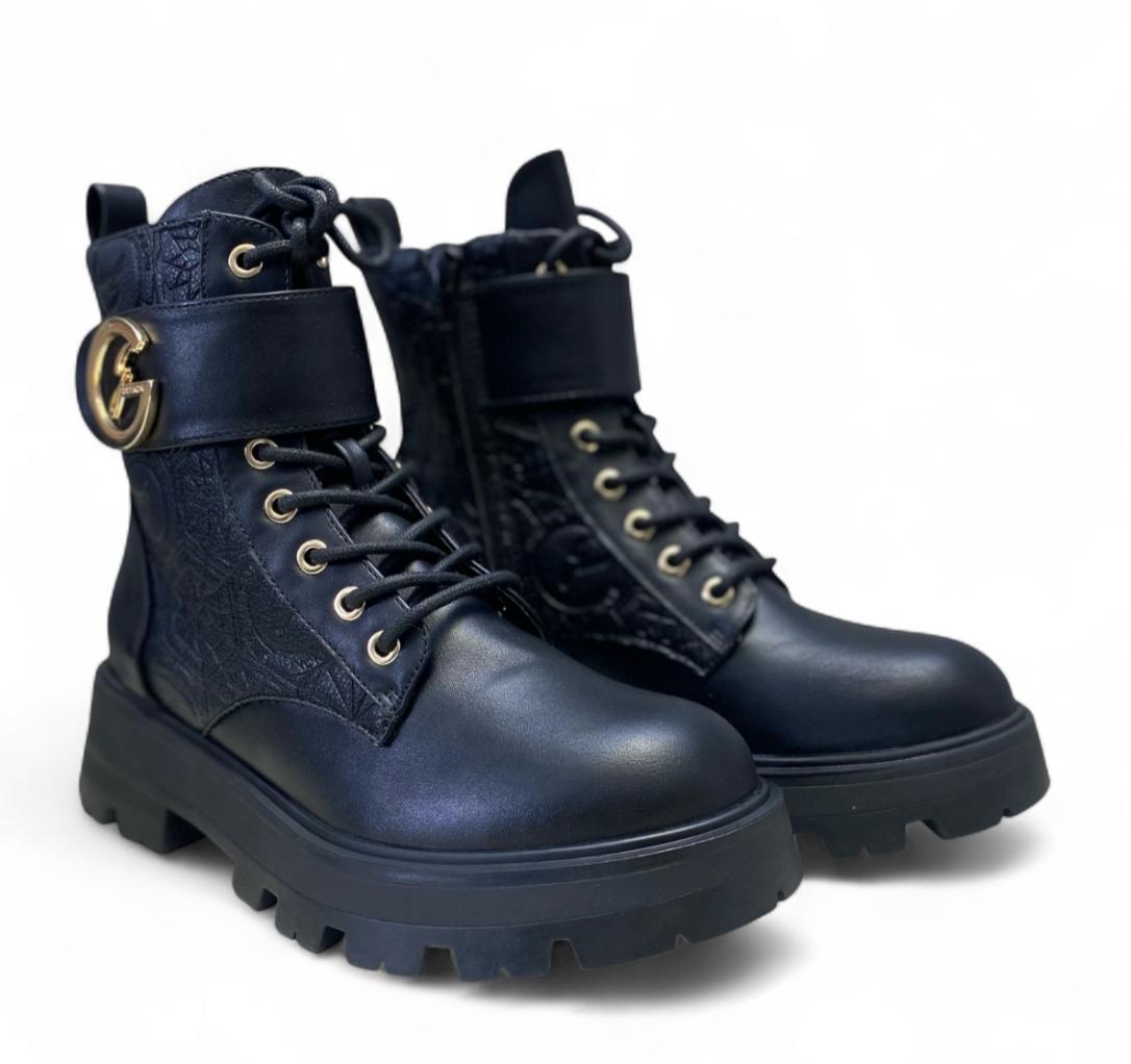 Anfibi Donna “GATTINONI ROMA ”  Leroy WFR000 Nero